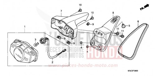 FEU ARRIERE CB1100AD de 2013